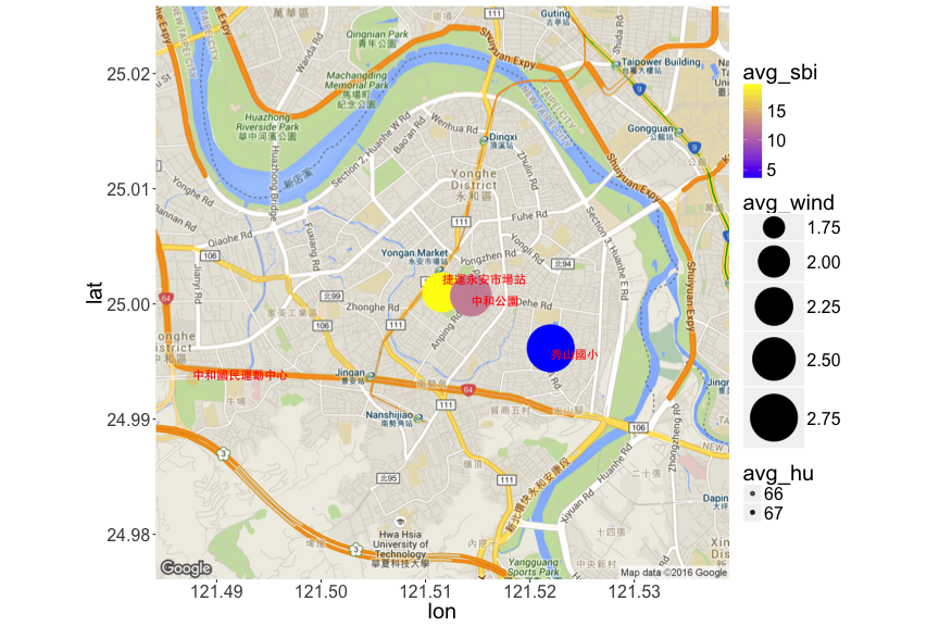 plot of chunk ggmap-1